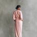 Independent Website Cross-border European And American New Women's Clothing V-neck Waist-cinching Dress, Spring-summer_ecoleips.com
