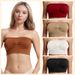Aria Basics Aria Basics Plus-size Strapless Women, No Padding, Breathable, One-piece Ruched Wrap Bra For Summer, Cross-border Foreign Trade_ecoleips.com