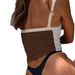 2025 Spring New Women's Fashion Color-Block Slim Fit Ultra-Short Sexy Backless Basic Tank Top_ecoleips.com