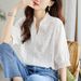 Women's Clothing Summer Beautiful Age Reducing Small Shirt Top Chic Shirt_ecoleips.com