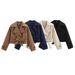 Women’s Clothing Spring New Women's Fashion Slim Versatile Belt Design Long Sleeved Windbreaker Short Jacket_ecoleips.com
