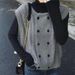 Women's crew neck knitted casual vest_ecoleips.com