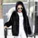 Flannel Hooded For Women, Mid-Length, Winter New Korean Style, Loose Plush Warm Long Sleeve Fleece Short Jacket_ecoleips.com