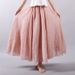 K Women's New Half Length Skirt, Solid Color Long Skirt, Loose And Oversized Skirt, Pleated A-line Skirt_ecoleips.com