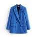 2025s 2025 Spring And Autumn New Style Fashion Casual Light Grey Suit Coat Women's A8PS27372_ecoleips.com