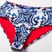 Women's One Piece Reversible Swimsuit Color Block Handmade Appliqué Bikini Set Summer Vacation Sexy_ecoleips.com