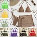 Women's Clothing bikini swimsuit three piece split bikini women's swimsuit_ecoleips.com