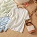 Short-Sleeved Shirt For Women, Embroidered Design; Loose Fit, Large Size; Artistic And Retro Style Made Of Cotton-Linen_ecoleips.com