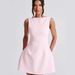 Women's Summer High-End New Pear-Shaped Waist-Cinching Short Elegant Sweet Date Simple Petite Sleeveless Dress_ecoleips.com