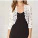 Women's Clothing Style Women's Short Collarless Vest Cardigan Solid Color Elegant Lace Top Fashion Outerwear_ecoleips.com