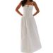 Women's Clothing Holiday Leisure Style Solid Color Small Sling Dress_ecoleips.com
