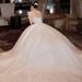 French Style Petite Princess Wedding Dress 2025 New Summer Short Sleeved Main Dress with Train High Quality_ecoleips.com