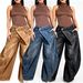 BN367 Wide Leg Jeans for Women Fashion Cross Border E-commerce European American Style Washed Distressed Patch Pocket Hot Selling_ecoleips.com