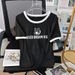 Women's Color Blocked Collar Slim Fit Ice Silk T-Shirt Short-Sleeved Casual Sports Top for Spring/Summer/Autumn_ecoleips.com