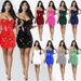 Sequin Backless Bodycon Dress – Sleeveless High Waist Mini Dress For Women, Sexy & Glamorous_ecoleips.com