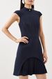 Women's Clothing Round Neck Slim Temperament Tassel Dress_ecoleips.com