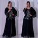 Women's Clothing Hot Diamond Skirt Chiffon Puff Sleeve Dress With Belt_ecoleips.com