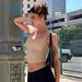 Y2K Inner Tank Top For Women, 2025 Summer Women's Outerwear, Sporty Camisole Top, Sexy Slim-fit Sleeveless Base Shirt_ecoleips.com