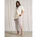 Women's Slim Fitting Elegant Sequined Midi Skirt Style Sexy Tassel Detail Versatile Bottoms_ecoleips.com