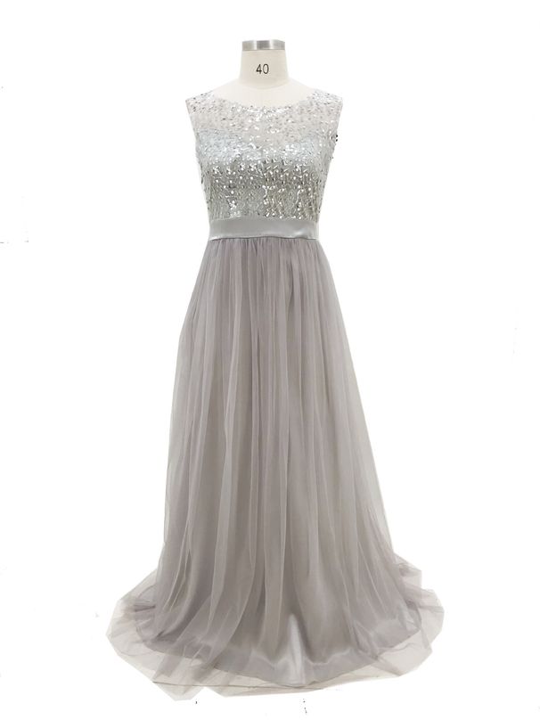 Women's Clothing Spring And Summer New Women's Clothing Hot Style Mesh Sleeveless Sequin Dress Dress_ecoleips.com