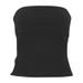 W224TP European And American Hot Girl 2025 Spring New Solid Color Sleeveless Sexy Tube Slim Fit Slit Women's Tank Top_ecoleips.com