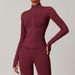 Women's Clothing Seamless Stand Collar Zipper Yoga Suit Women's Jacket Windproof Slim Warm Top Sports Running Jacket_ecoleips.com