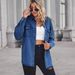 Women's Clothing New Light Colored Slim Denim Long Sleeve Shirt For Women_ecoleips.com