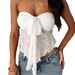 's Best-selling Lace Bustier Women's Clothing 2024 European And American Summer Sexy Off-shoulder Strapless Top_ecoleips.com