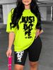 Women's Printed Fashion Two-Piece Set Casual Comfortable Polyester Pants Combo_ecoleips.com