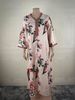 Verve Muslim Abaya Clothing Printed Ladies' Robe Women's Dress_ecoleips.com