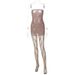 Women's Clothing European American Women's Royal Sister Style Lace Wrap Chest Close-Fitting Dress With Stockings Set And Hair Accessory_ecoleips.com