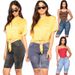 Women's Clothing Motorcycle Stretch Pants Blue Denim Women's Jeans_ecoleips.com