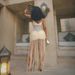 K Fashion Suspender Mesh Waist Revealing Sexy Pleated Bag Hip Fringe Dress_ecoleips.com