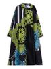 Long Sleeve Vintage Pattern Print Shirt Dresses For Women New Loose Casual Midi Dress Fashion Elegant Clothes Spring Autumn 2026_ecoleips.com