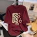 Oversized Pure Cotton T-Shirt For Women – Soft Relaxed Fit Drop Shoulder Tee In 12 Colors (White, Black, Wine Red)_ecoleips.com