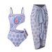 Women's Clothing New One Piece Swimsuit Women's Tight Sexy Slim Retro Strap Chiffon Long Skirt Swimsuit Suit_ecoleips.com