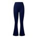 Women's Clothing Nude Seamless Micro Flared Yoga Pants Sports Running Fitness Trousers Women's High Waist Hip Lifting Yoga Pants_ecoleips.com
