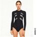 Aria Basics LAGCEN/3MM Neoprene Diving For Women, One-Piece Long-Sleeve Bikini Slim-Fit Swimsuit, Women's Surfing Suit_ecoleips.com