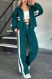 New Women's Versatile Casual Fashion Color-blocked Sportswear Set_ecoleips.com