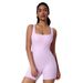 Women’s Clothing Tight Quick Drying Yoga Bodysuit Beautiful Back Yoga Clothes Women's Slimming Belly Thread Shorts Sports Fitness Clothes_ecoleips.com