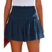 2025s 2025 Spring/Summer New Solid Color High Waist Pleated Shorts Casual Cotton Linen Women's Three-Quarter Pants_ecoleips.com
