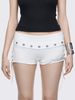 New Women's Low-Waisted Eyelet Shorts Fashion Casual Versatile Sexy Summer Base Layer Simple Design_ecoleips.com
