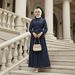 Women's Wide Leg Skirt Long Turkish Style Suit Colors Available_ecoleips.com