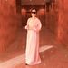 ZAB266 Muslim Women's Fashion Rhinestone Abaya Set Shiny Satin Three-Piece Dress_ecoleips.com