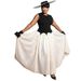 Elegant French Style Vest Patchwork Dress Spring Summer New Arrival Irregular Hepburn Inspired_ecoleips.com