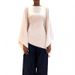 Women's Asymmetrical Butterfly Top Satin Solid Color Tie Detail European And American Style Foreign Trade Fashion Blouse for Autumn 2025_ecoleips.com