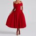 foreign Trade Export 2026 European And American Women's Fashion Sexy Off-shoulder Long Dress, Backless_ecoleips.com
