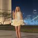 Ballet Style Halter Neck Sleeveless Stand Collar Waist Cinched Ruffled Puffy Dress Womens Summer Casual Party Dress_ecoleips.com