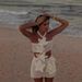 Women's Clothing Beach Vacation Halter Neck Flower Hollow Vacation Style Dress_ecoleips.com