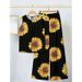 Women's Retro Print Elegant Casual Two Piece Set Sleeveless Top And Pants Style New_ecoleips.com